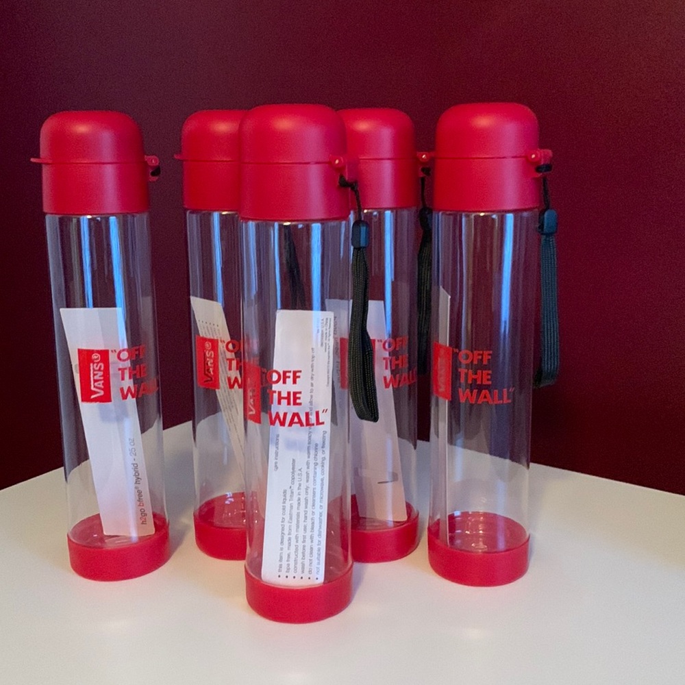 Lot of 5 NWT Vans Water Bottles